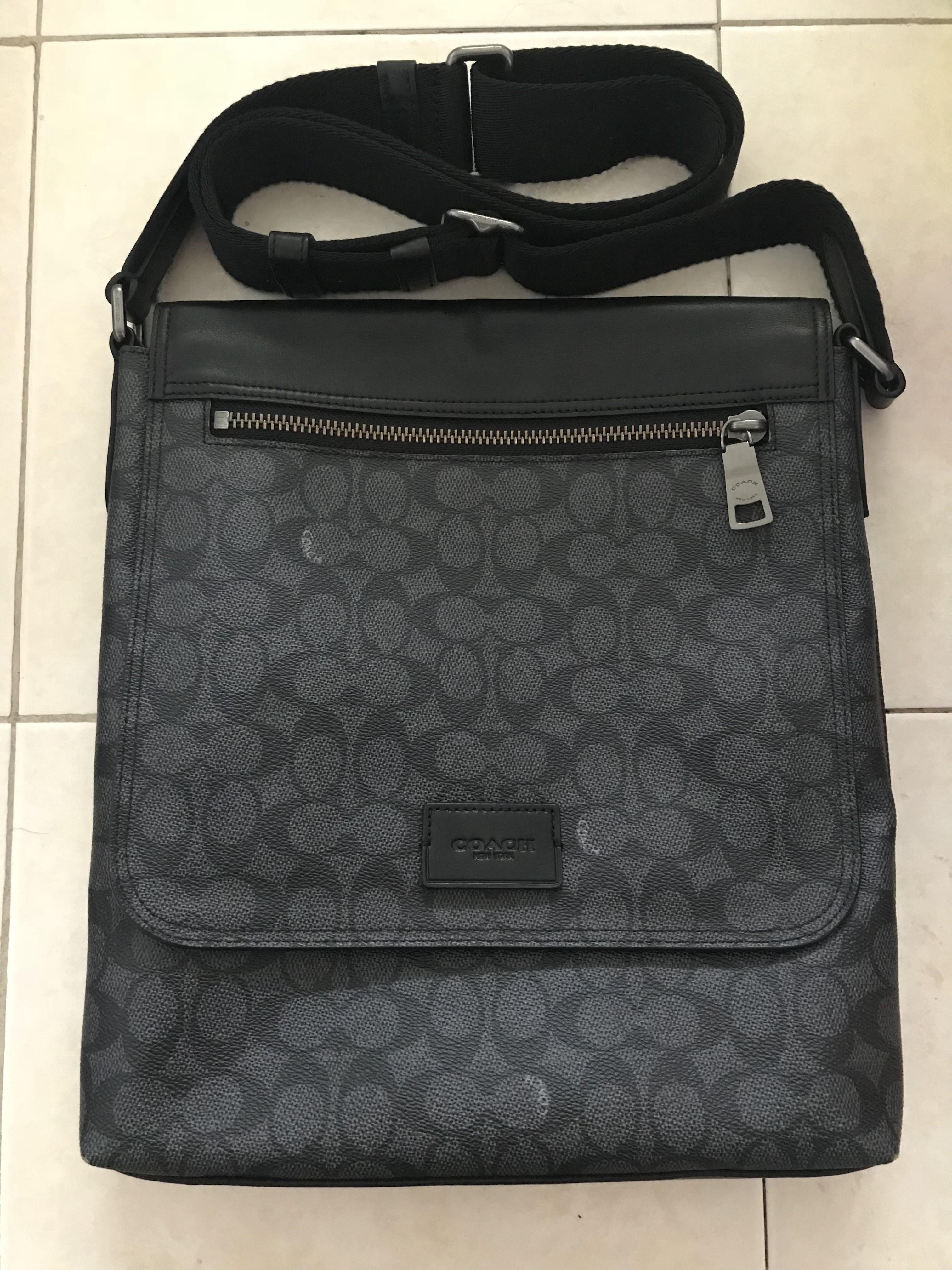 Coach Male Shoulder Bag, Men&#39;s Fashion, Bags & Wallets, Sling Bags on Carousell