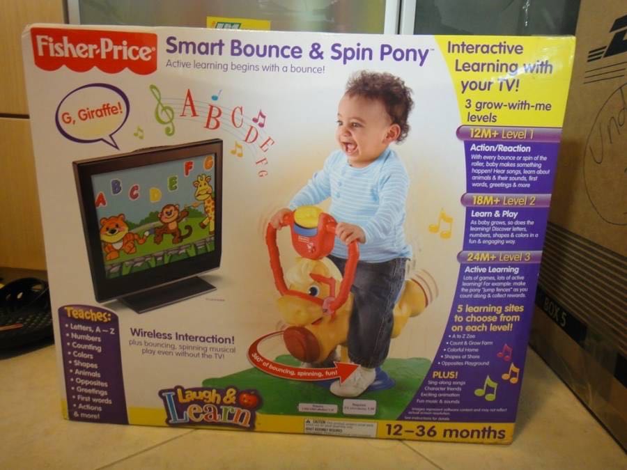 fisher price bounce and spin pony