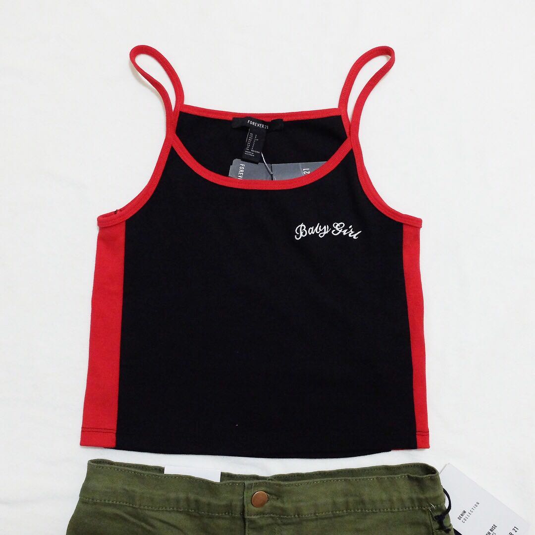 Baby girl crop discount top forever 21