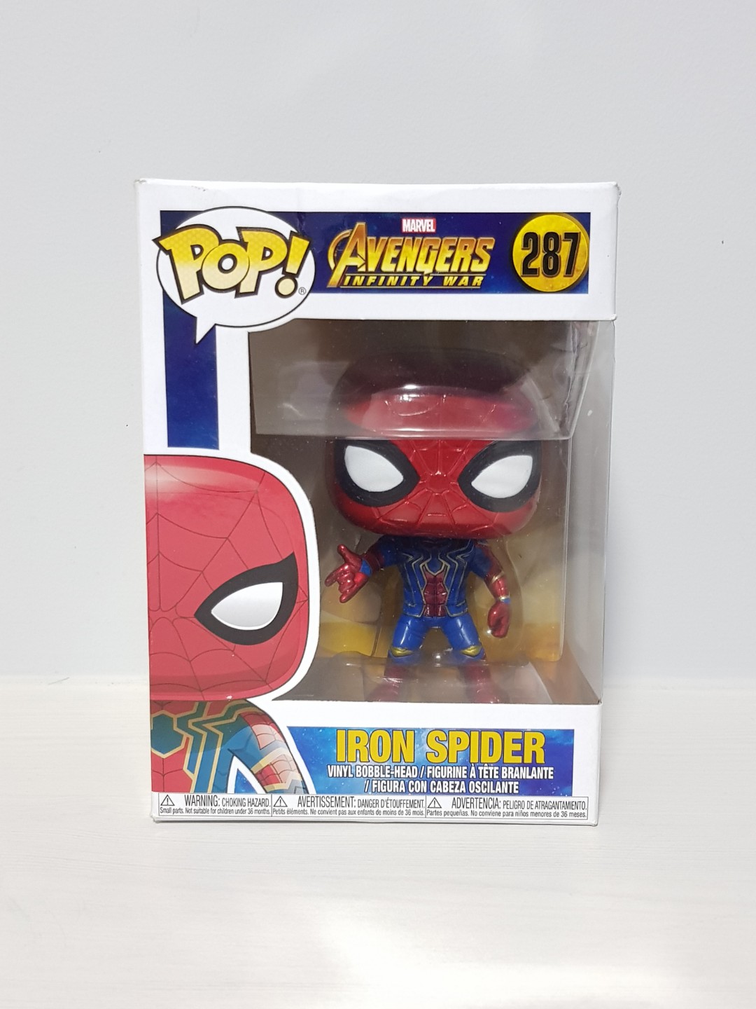 funko pop iron spider 287