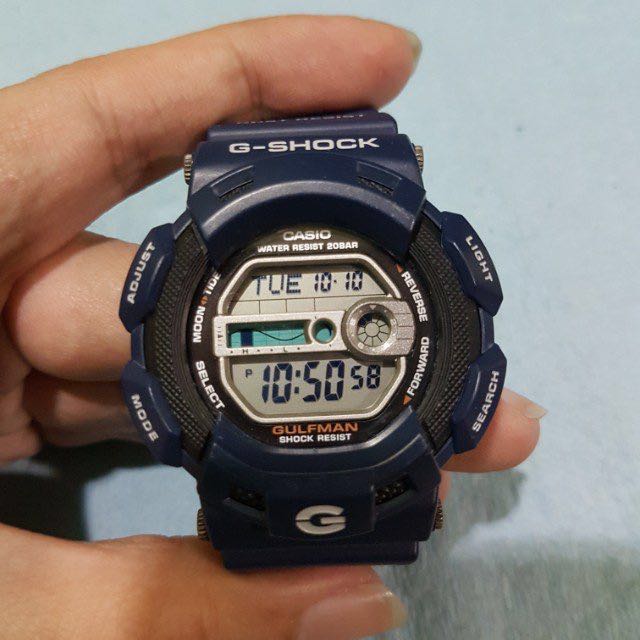 G shock gulfman best sale blue