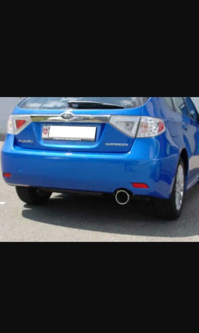 Subaru impreza deals full exhaust system