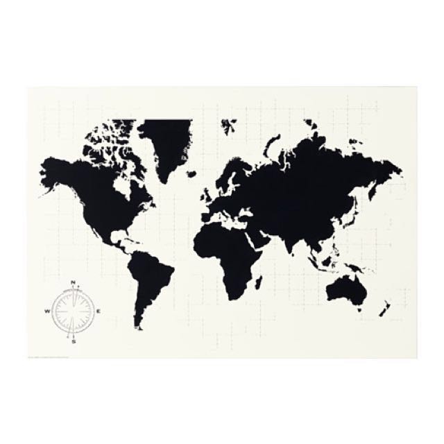 Ikea Wall Map Sticker Wall Design Ideas