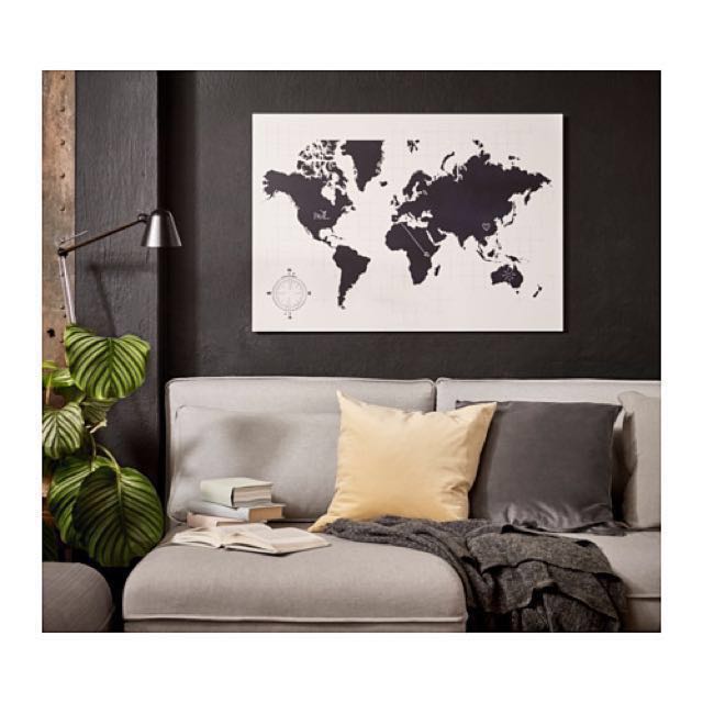 Ikea Wall Map Sticker Wall Design Ideas