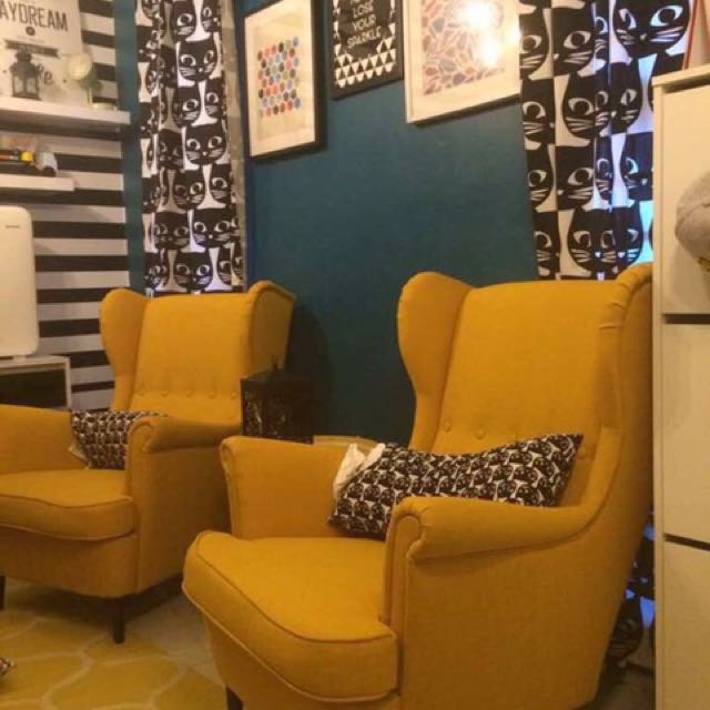 Ikea Strandmon Wing Chair Home Furniture Others On Carou