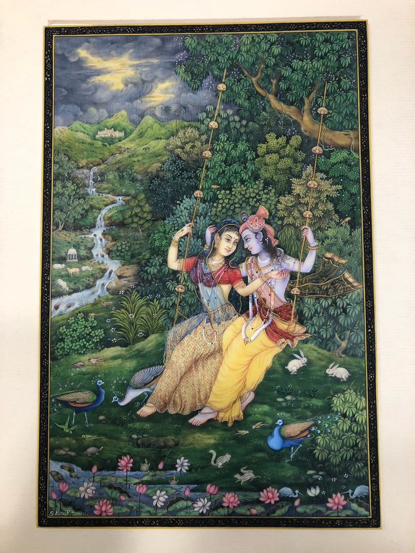 India Miniature Painting Master Made Vintage Collectibles Vintage Collectibles On Carousell