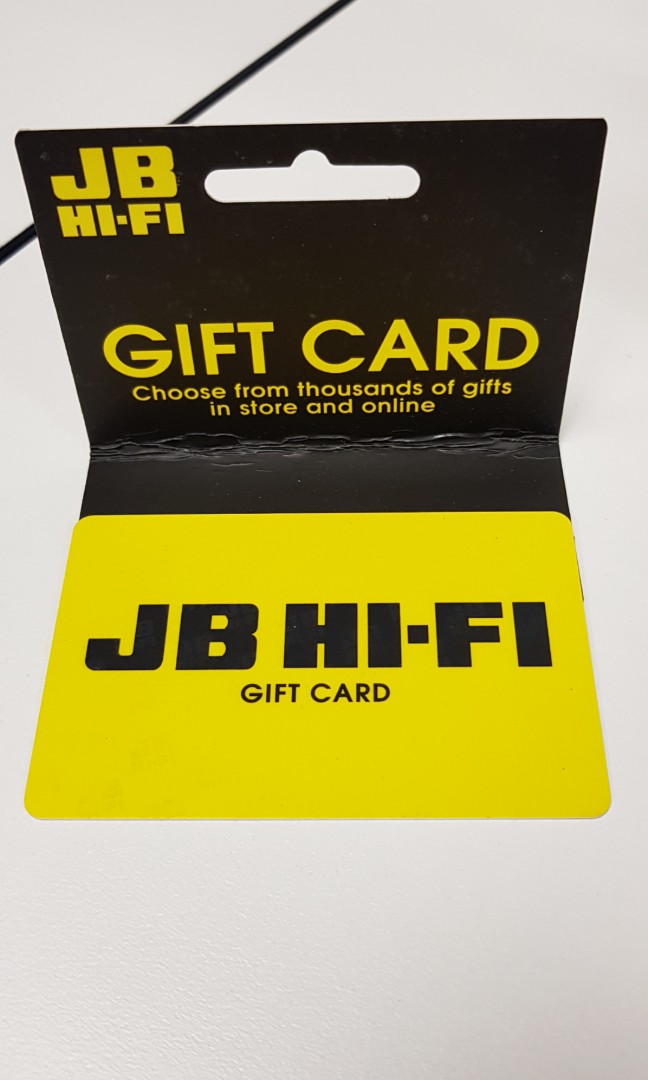 Jb Hifi 150 Gift Card Exp 12 2019 Tickets Vouchers Gift Cards Vouchers On Carousell