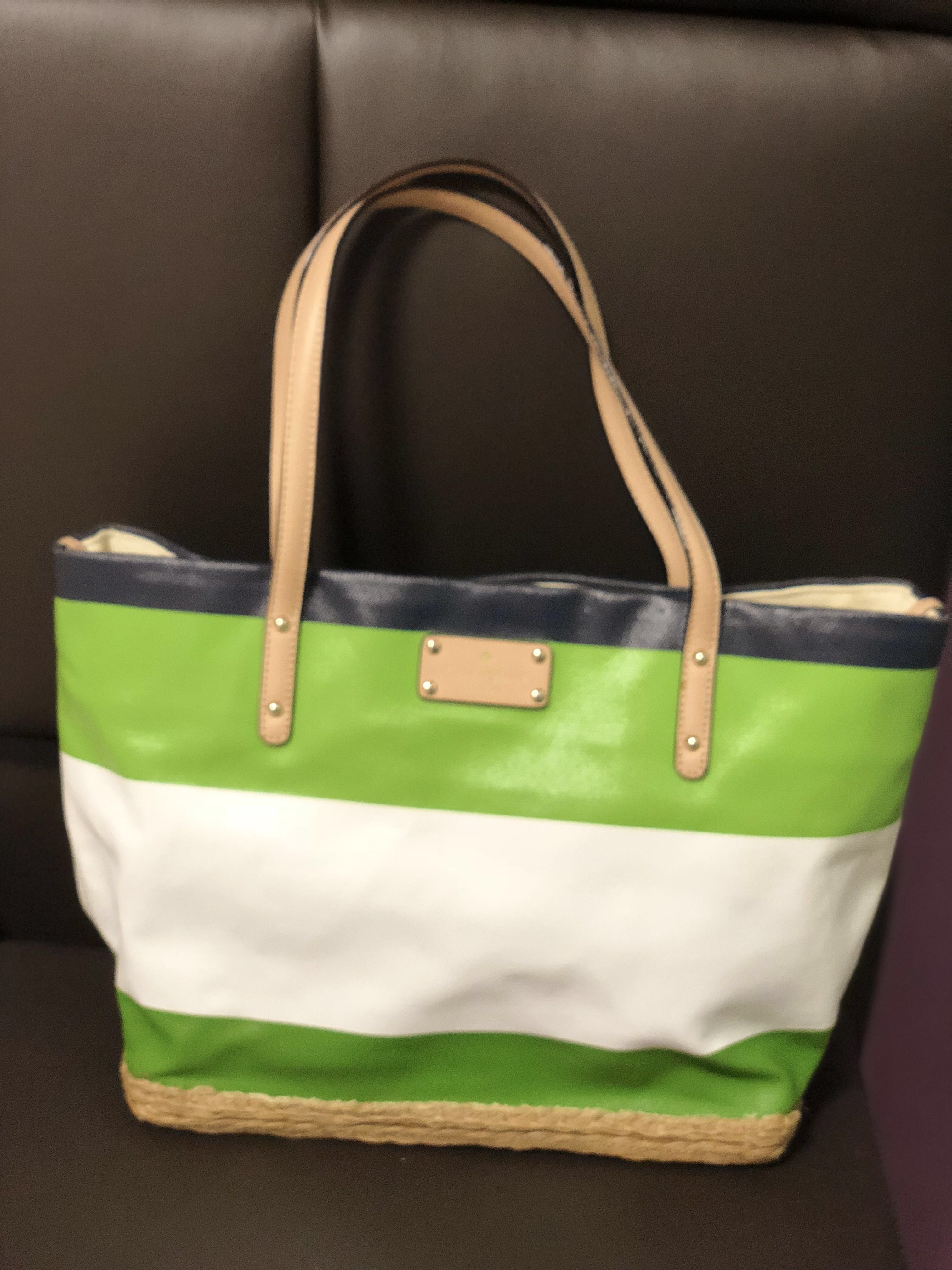 kate spade green tote