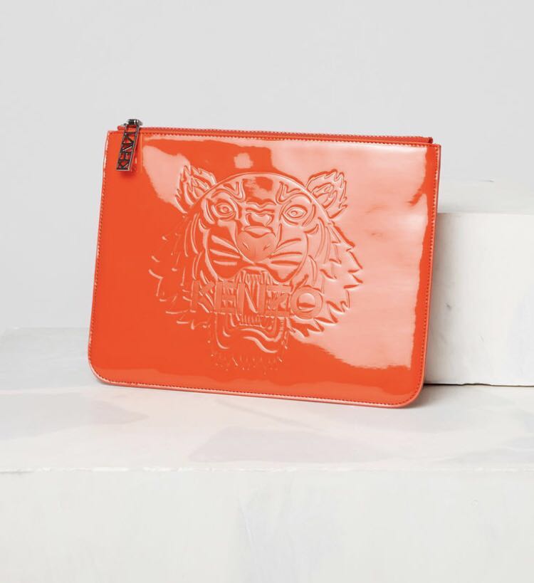 kenzo tiger clutch bag