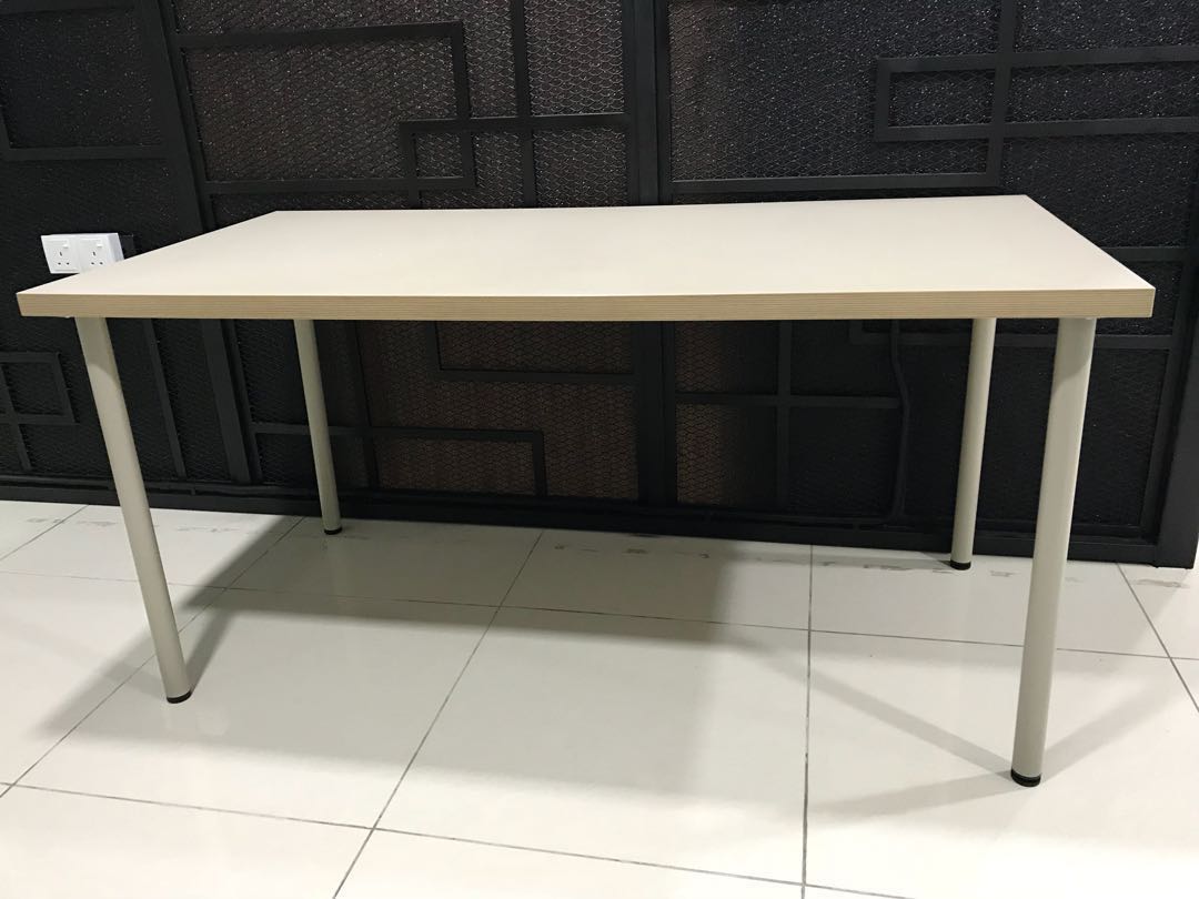 LINNMON TABLE 150x75 BEIGE