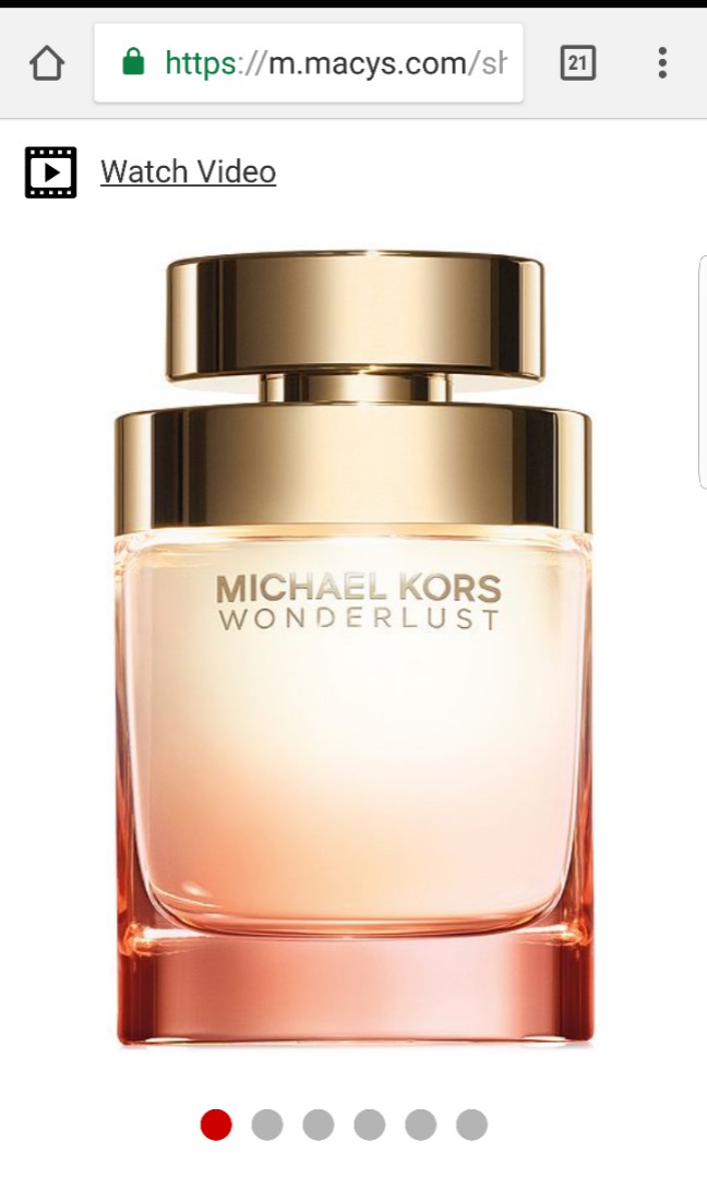 michael kors wonderlust macys