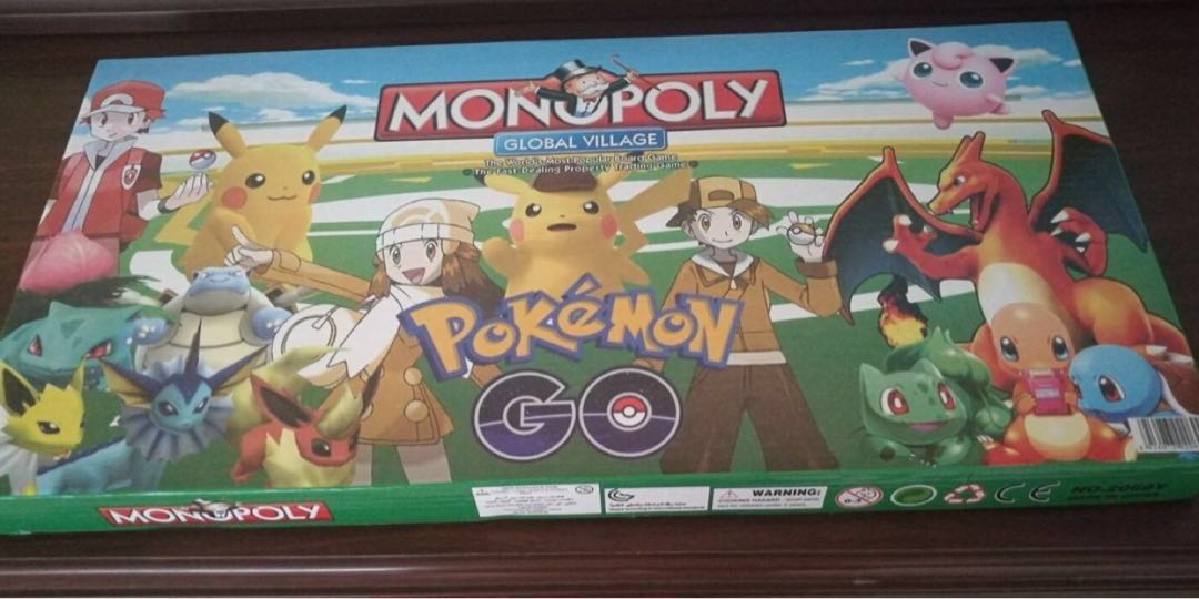 Monopoly Pokemon Go Board Game, Hobbies & Toys, Toys & Games on Carousell
