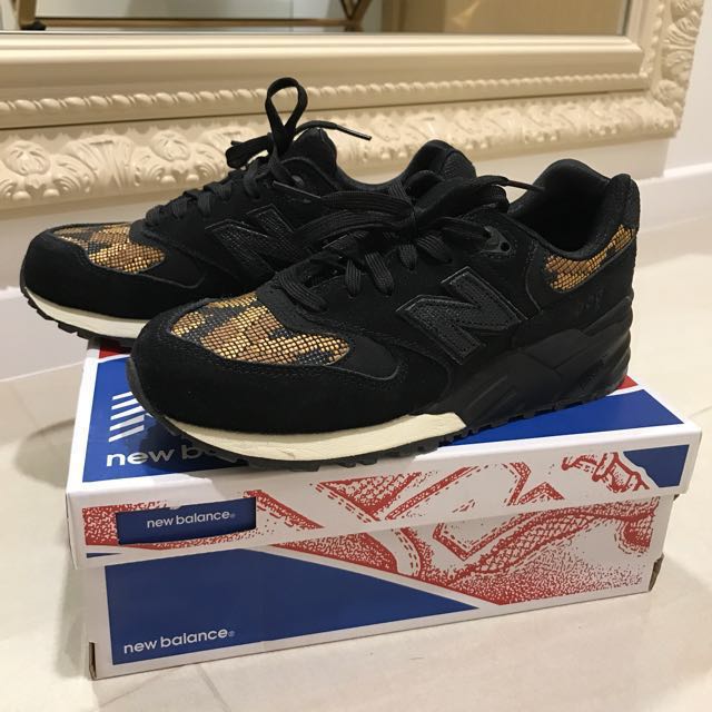 New Balance WL999PW Womens Black Gold Women s Fashion Footwear Flipflops and Slides on Carousell
