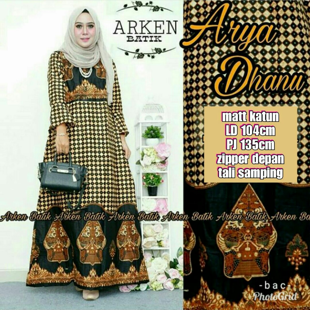 New Collection Gamis Batik Wanita Zaman Now Women S Fashion Muslim