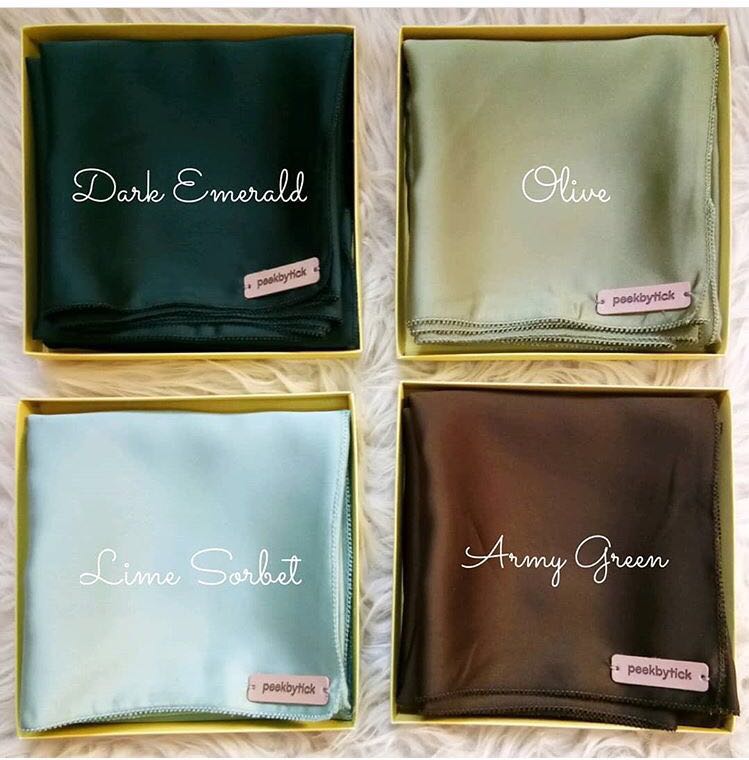 shawl matte satin