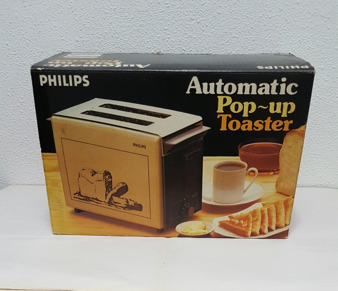 Vintage Philips Automatic Popup Bread Toaster, TV & Home Appliances
