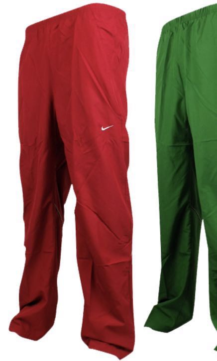 red nike track pants