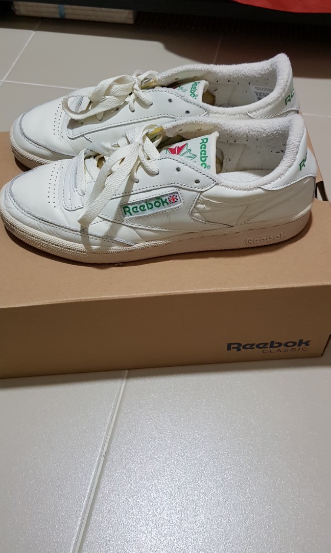 reebok club c off white