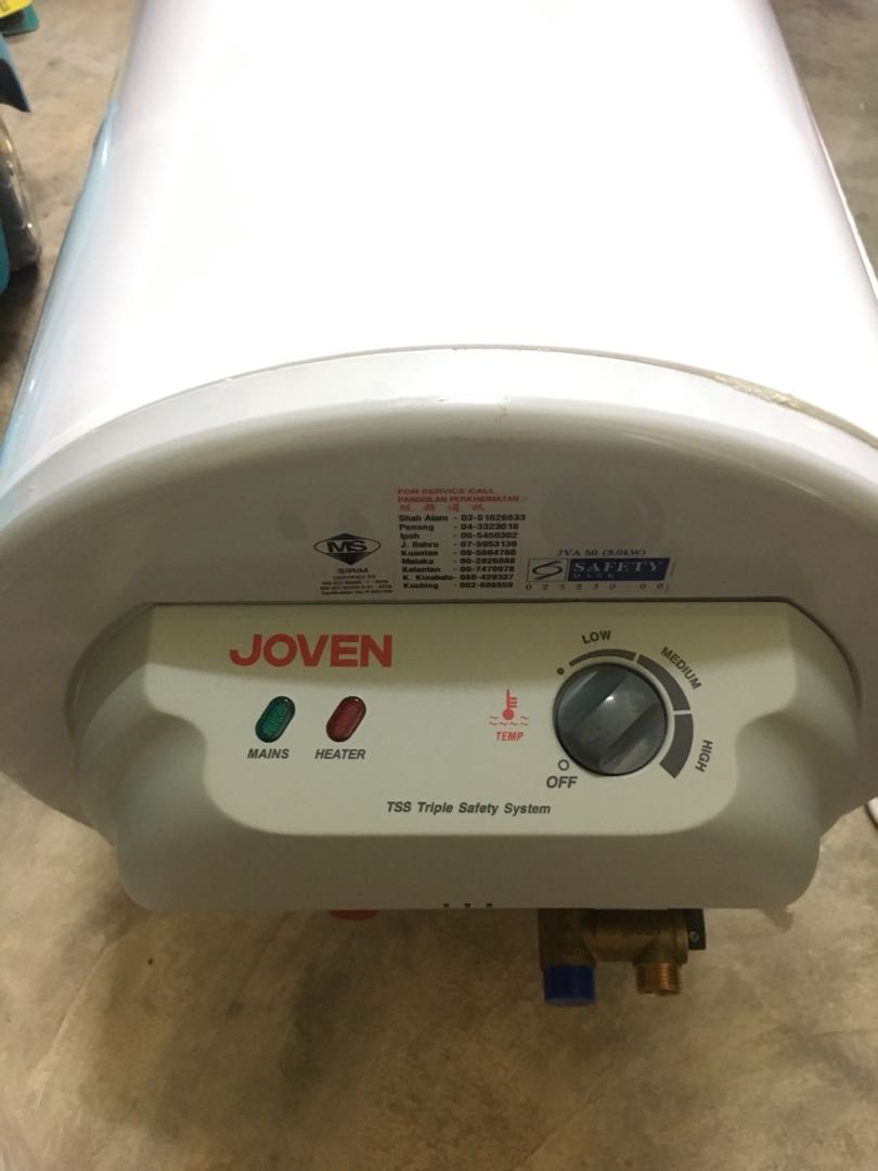 Storage water heater Joven JVA 50, TV & Home Appliances, Kitchen