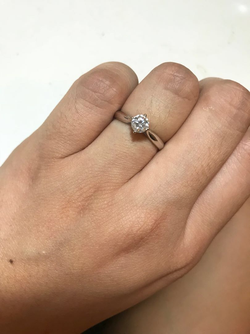 Goldheart engagement clearance ring