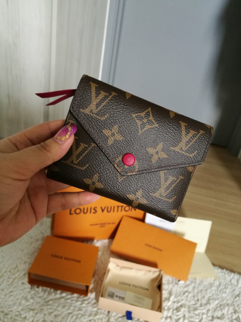 Louis Vuitton, Bags, Barely Used Lv Wallet Pink Large Bill Card Slot