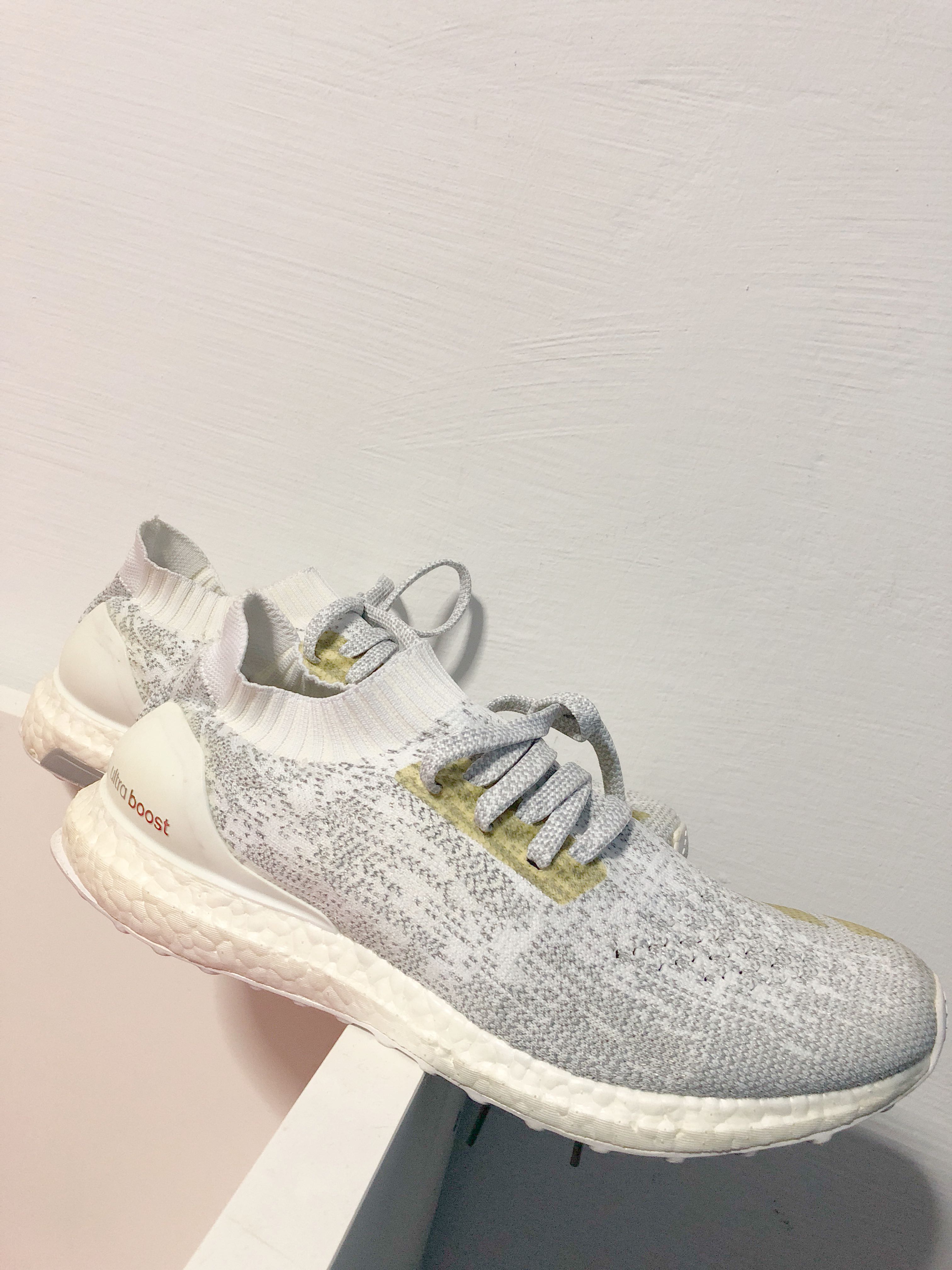 ultra boost uncaged white reflective