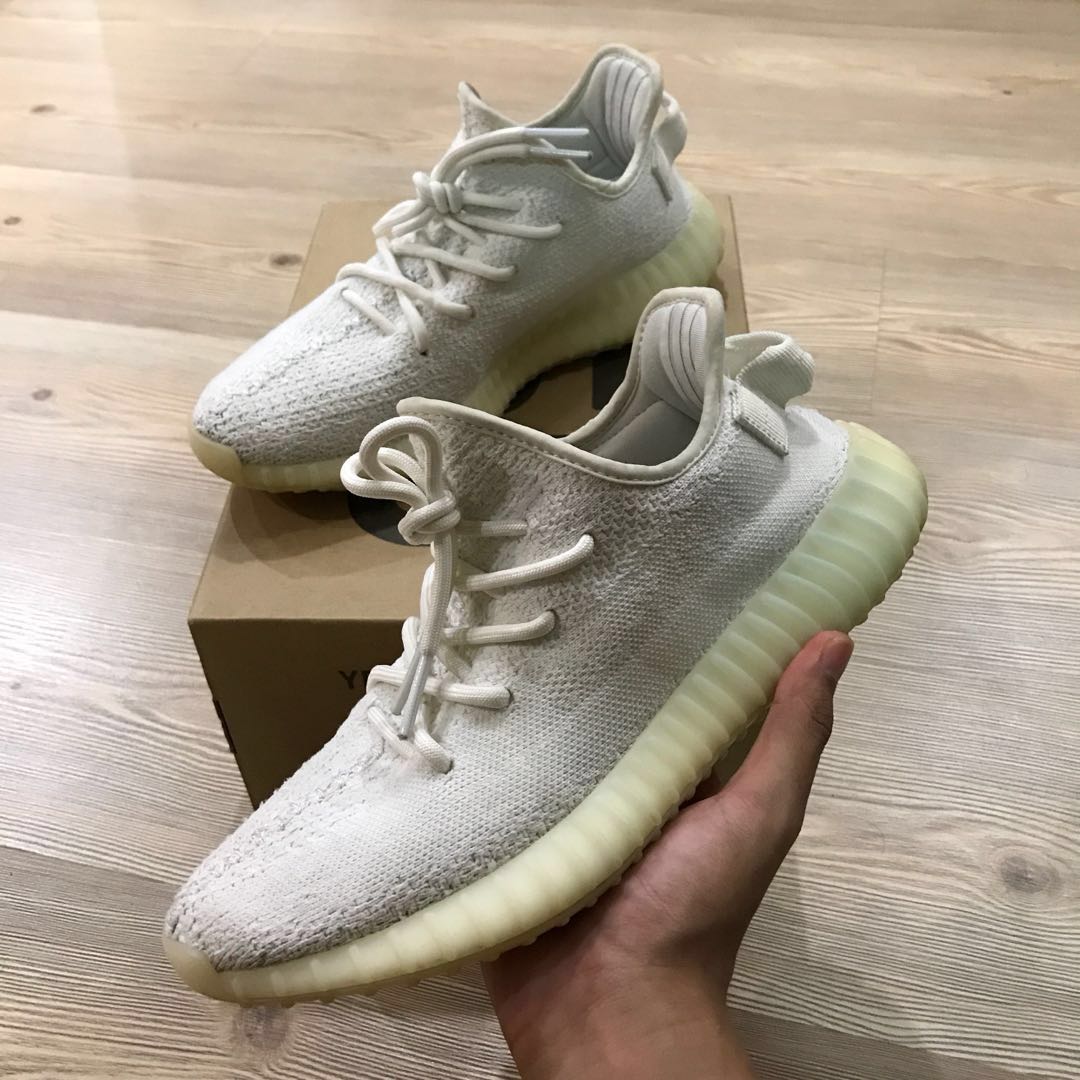 Adidas yeezy boost 350 v2 cream triple white deals mens