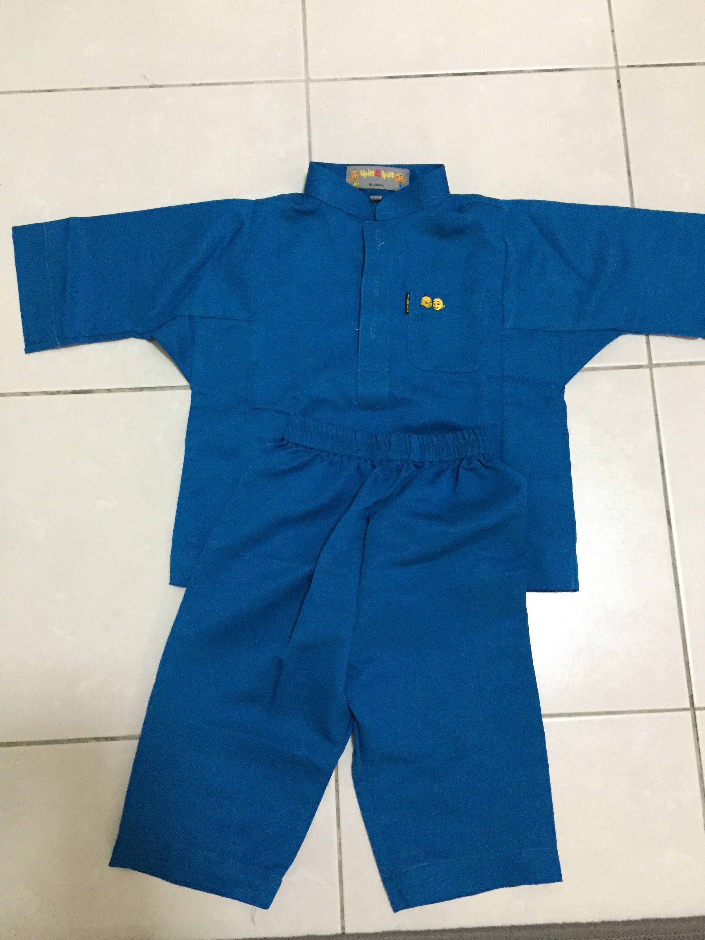Baju Melayu Upin Ipin By Jakel Worn Once During Hari Raya Cond 9 9 10 Babies Kids Boys Apparel On Carousell