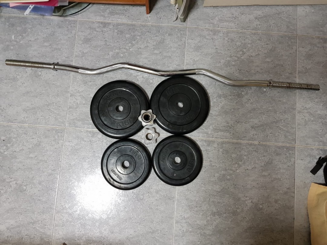 Barbell & Weights, Sports Equipment, Exercise & Fitness, Cardio