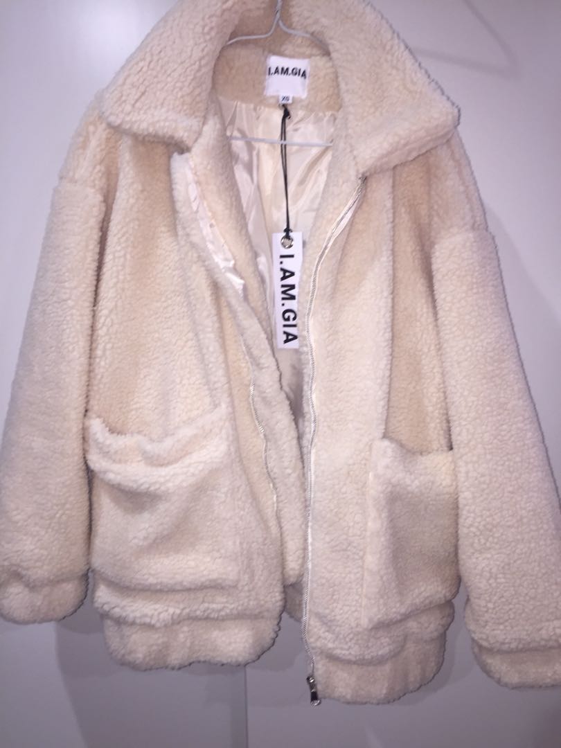 cream pixie coat