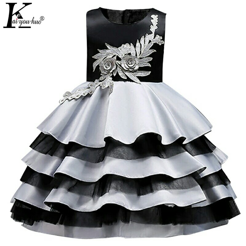 Children Clothing Girls Wedding Dress Sleeveless Birthday Party