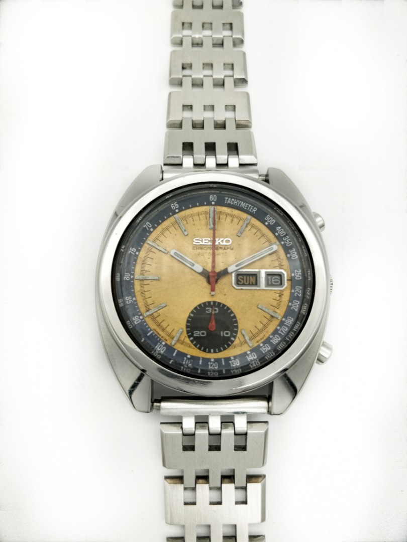 Classic Gold Dial Seiko Vintage chronograph 6139-6012 6060, Men's Fashion,  Watches \u0026 Accessories, Watches on Carousell