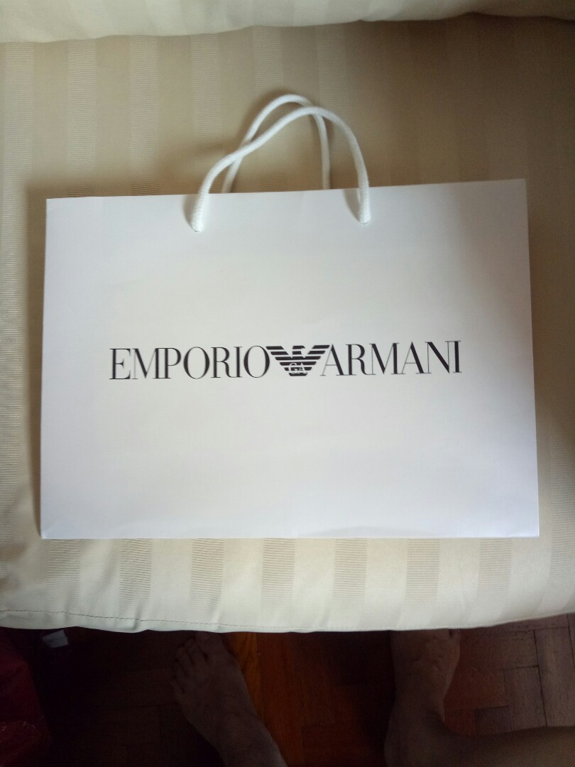 armani paper bag