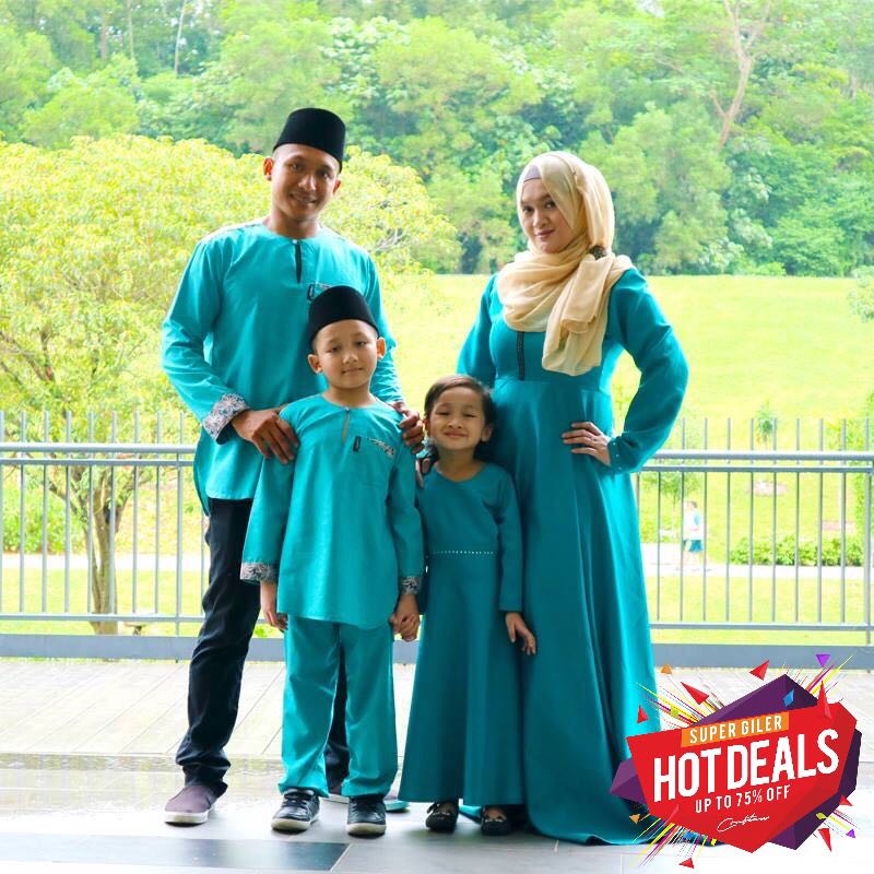 Hari Raya Family Set, Women's Fashion, Muslimah Fashion, Baju