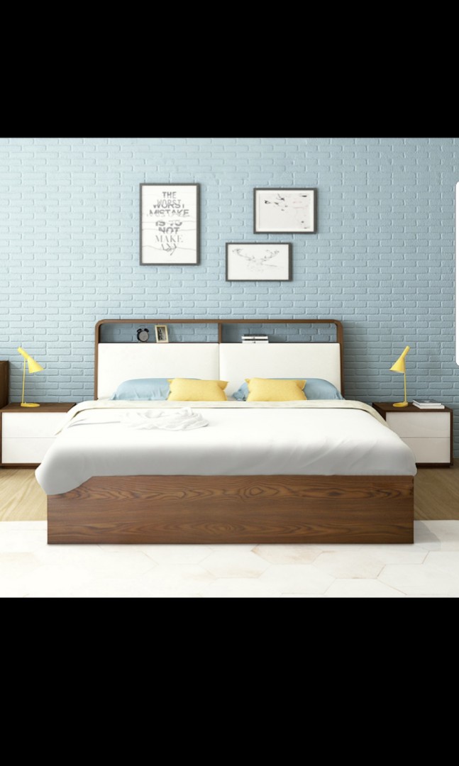 Ikazz Storage Bed Frame Scandinavian Style Furniture Others On Carousell Bedroom furniture that's sleek & functional with a hint of the past. ikazz storage bed frame scandinavian style