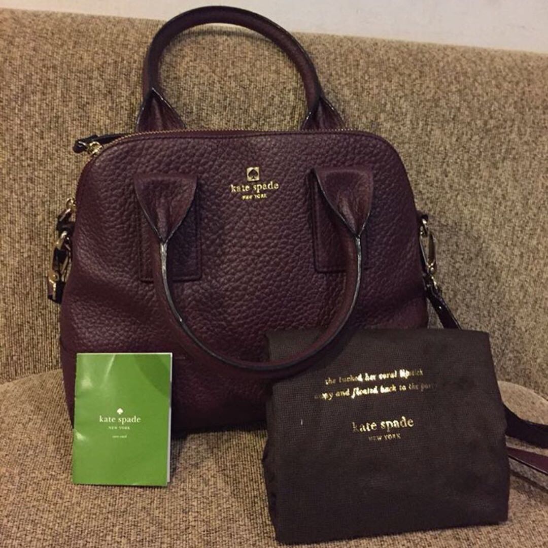 Kate spade preloved Barang Mewah Tas Dompet di Carousell
