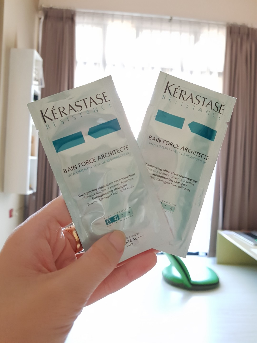 Kerastase sample shampoo, Kesehatan & Kecantikan, Perawatan Rambut di
