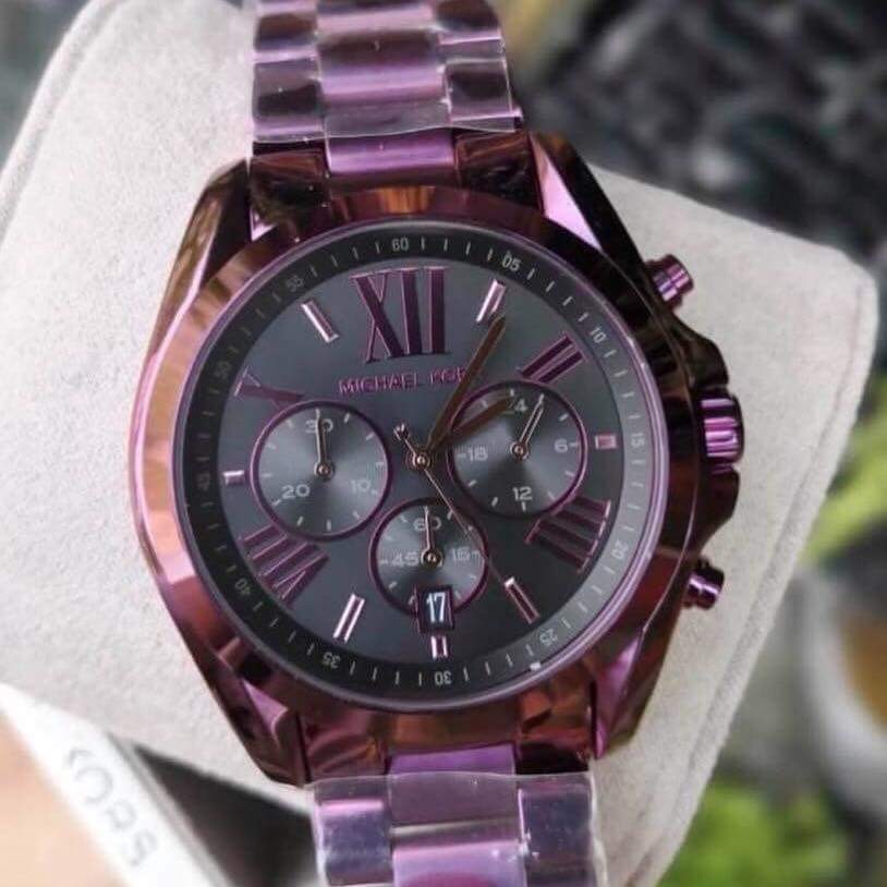 mk violet watch