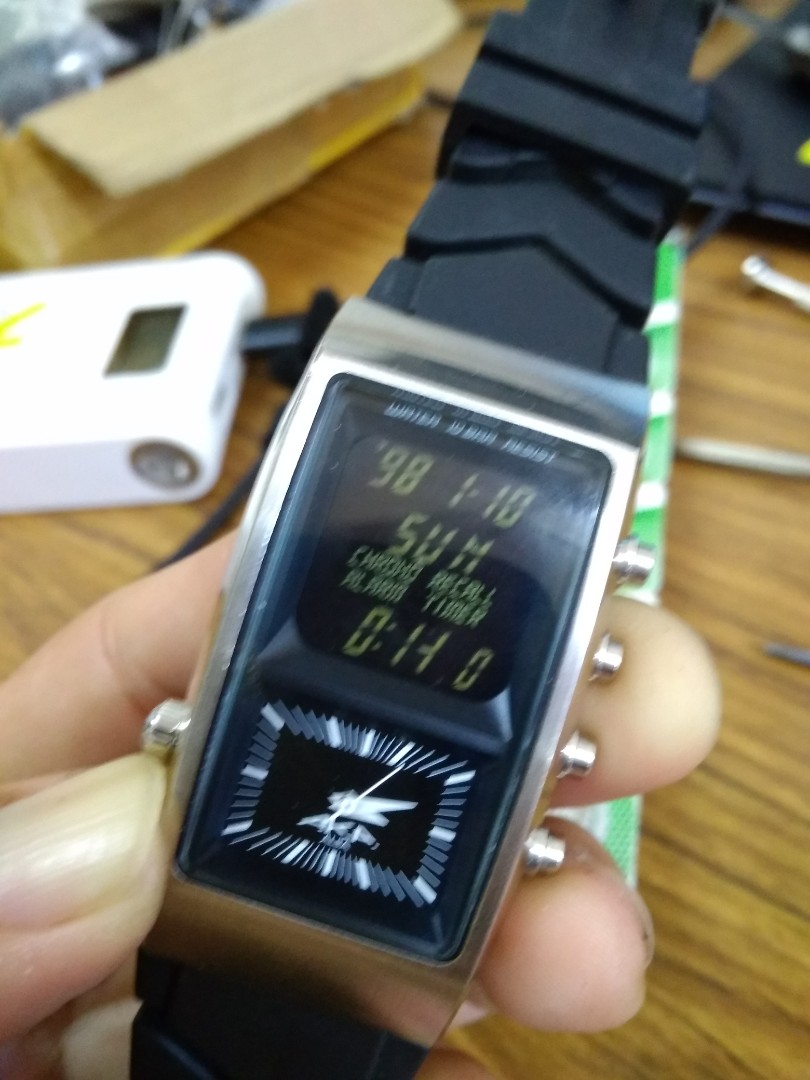 Alba analog digital watch sales