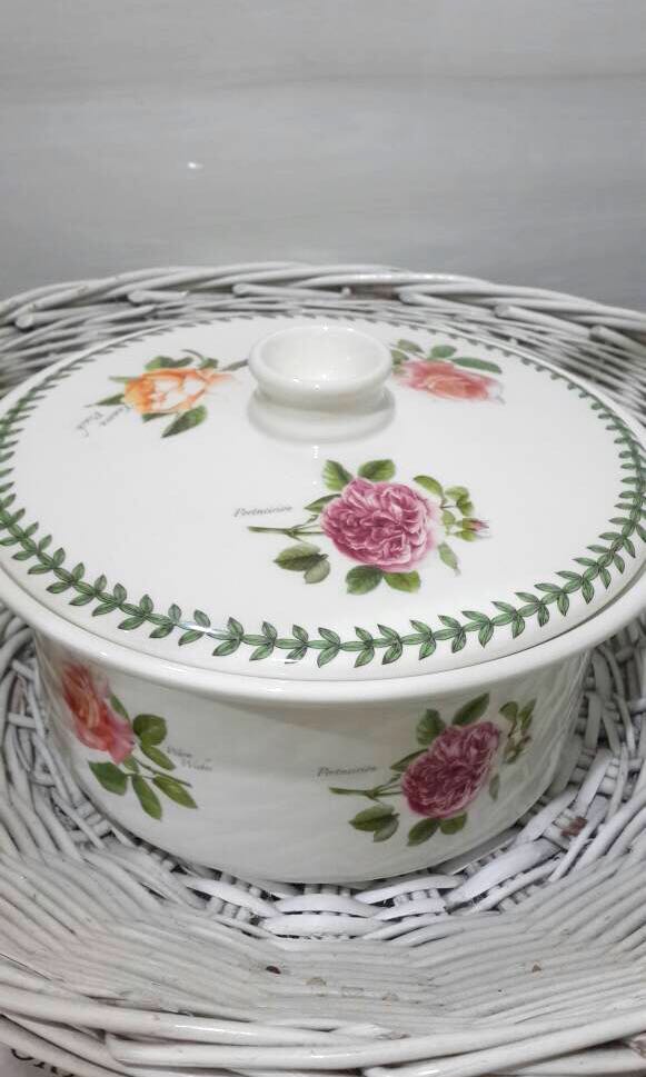 Portmeirion Botanic Roses Covered Casserole Kitchen Appliances On Carousell
