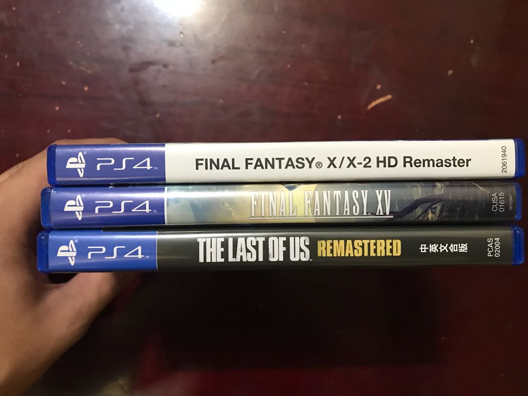 PS4: Final Fantasy X Day 1 Edition, The Last Of Us, and Final Fantasy X