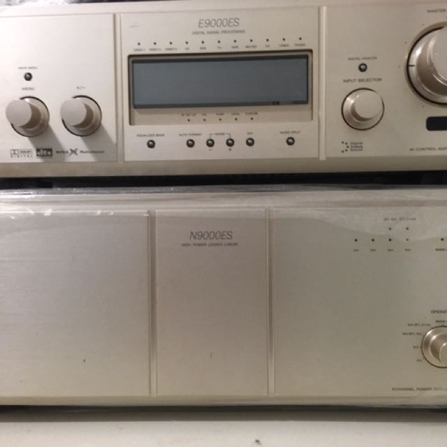 Sony Dolby Digital 5.1 Preamp E9000es & Sony 5channel Power Amp N9000es, Audio, Soundbars