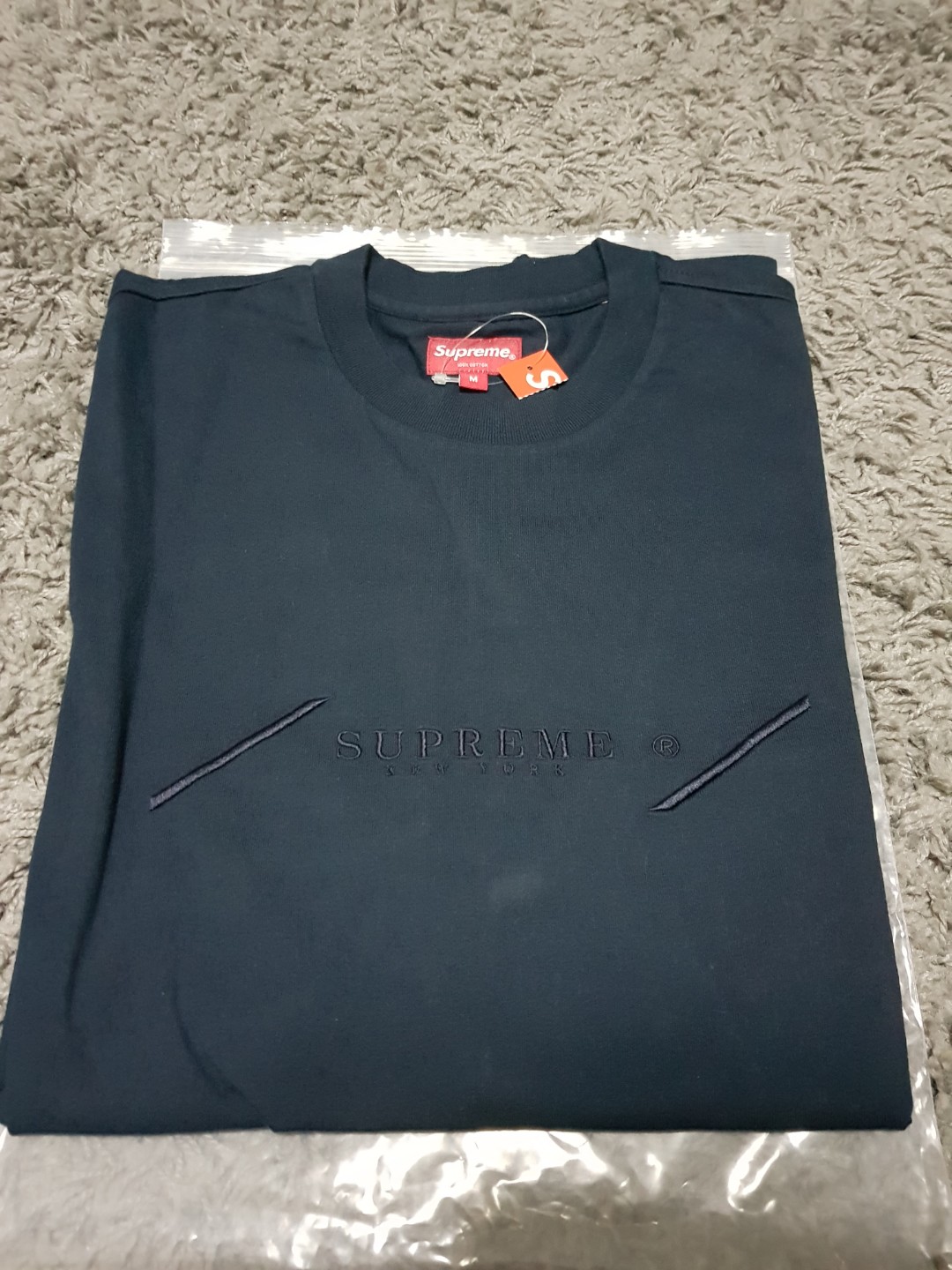 supreme tonal embroidered tee