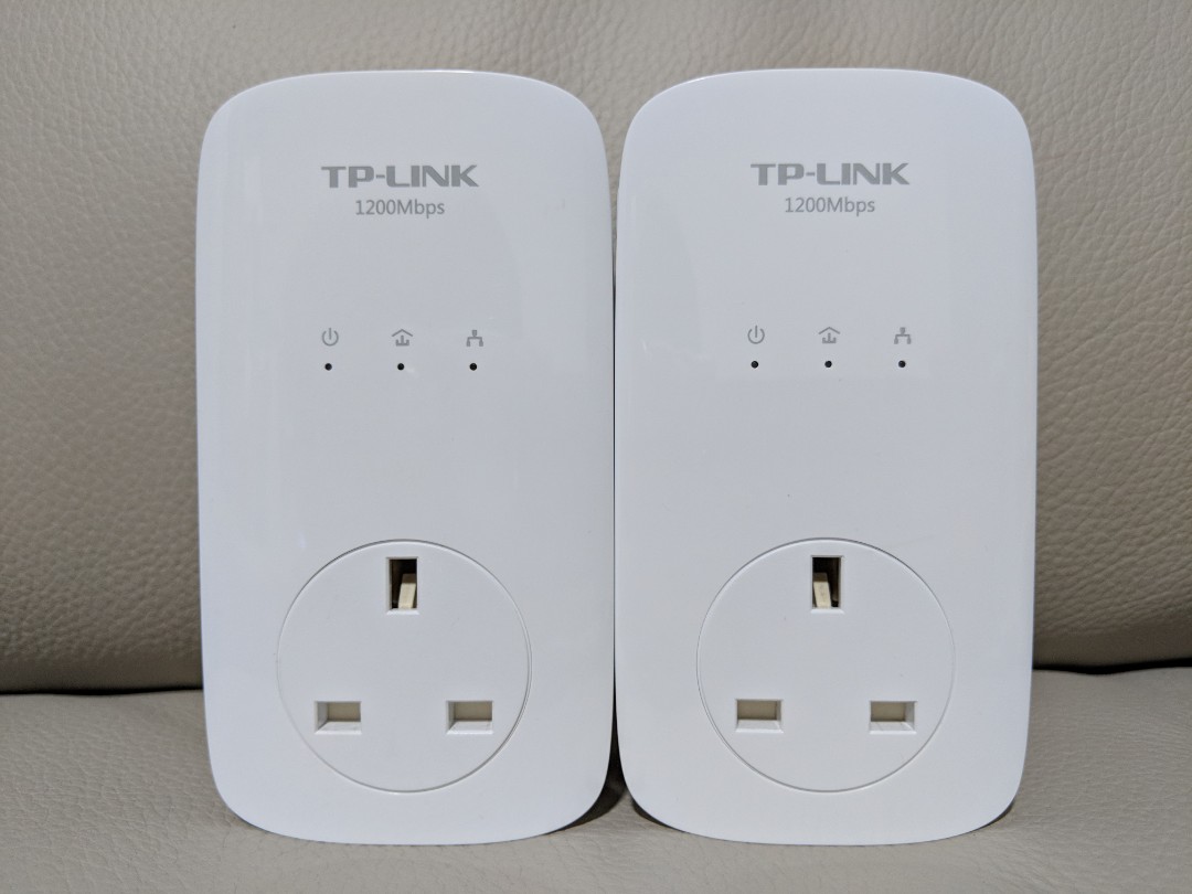 Tp Link Av1200 3 Port Powerline Adaptors 1 Pair Tp Link Av500 Wifi Extender Single Electronics Computer Parts Accessories On Carousell