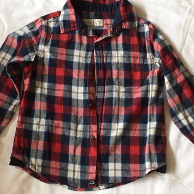 flannel shirt zara