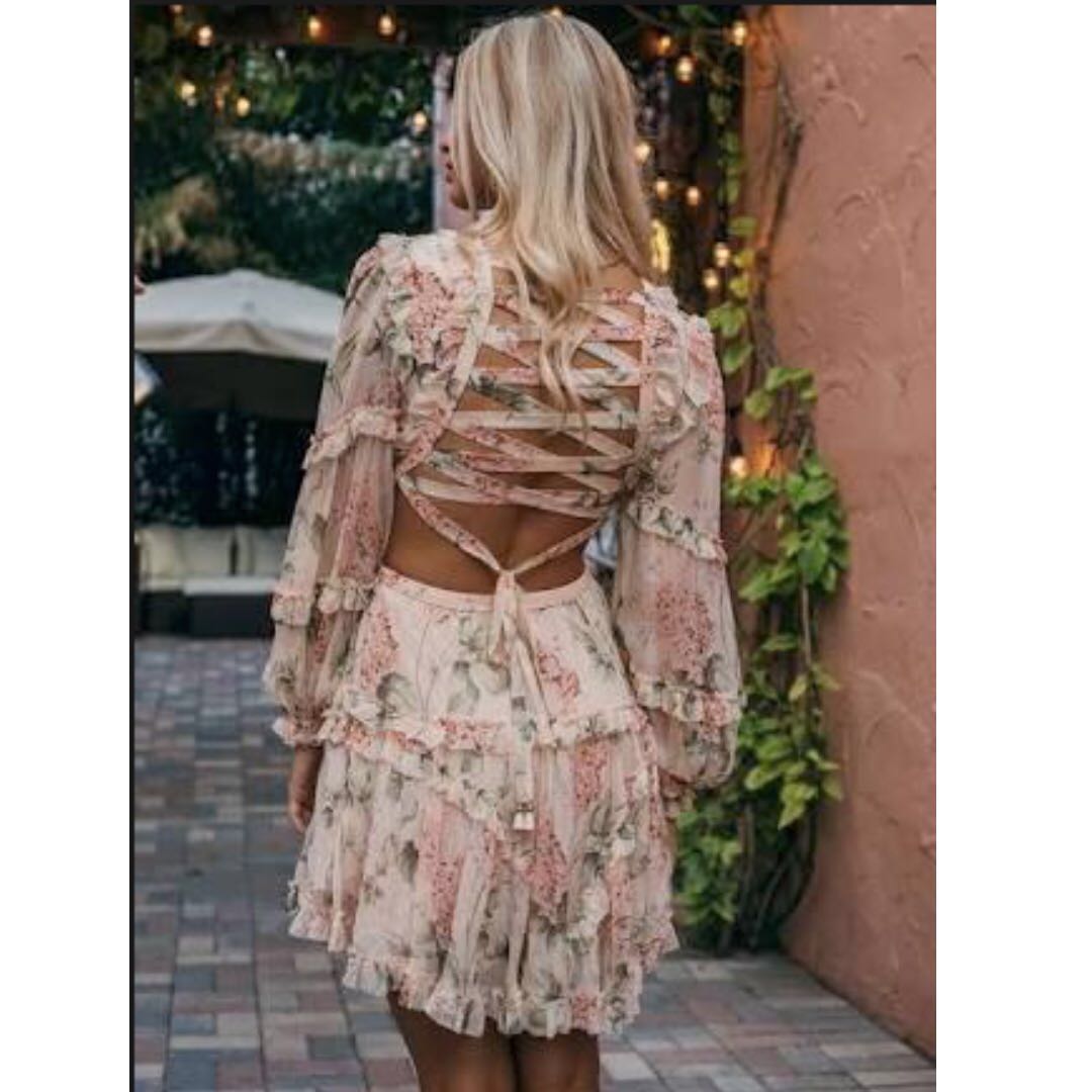 Zimmermann Prima Prima Floating Cutout Dress Zimmermann Prima