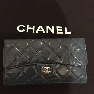 Authentic Chanel Classic Flap Long Wallet