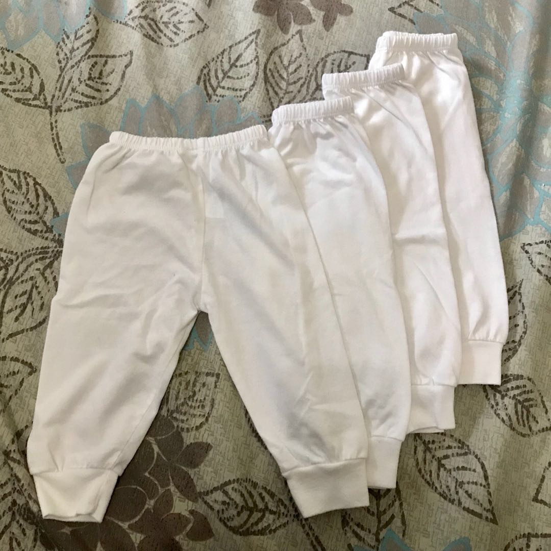 white newborn pajamas