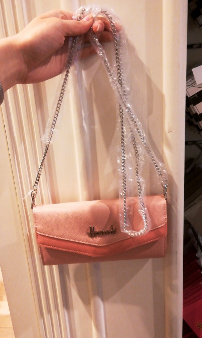 authentic harrods matilda dusty pink wallet purse clutch handbag bag 1528390389 ee90bbe0