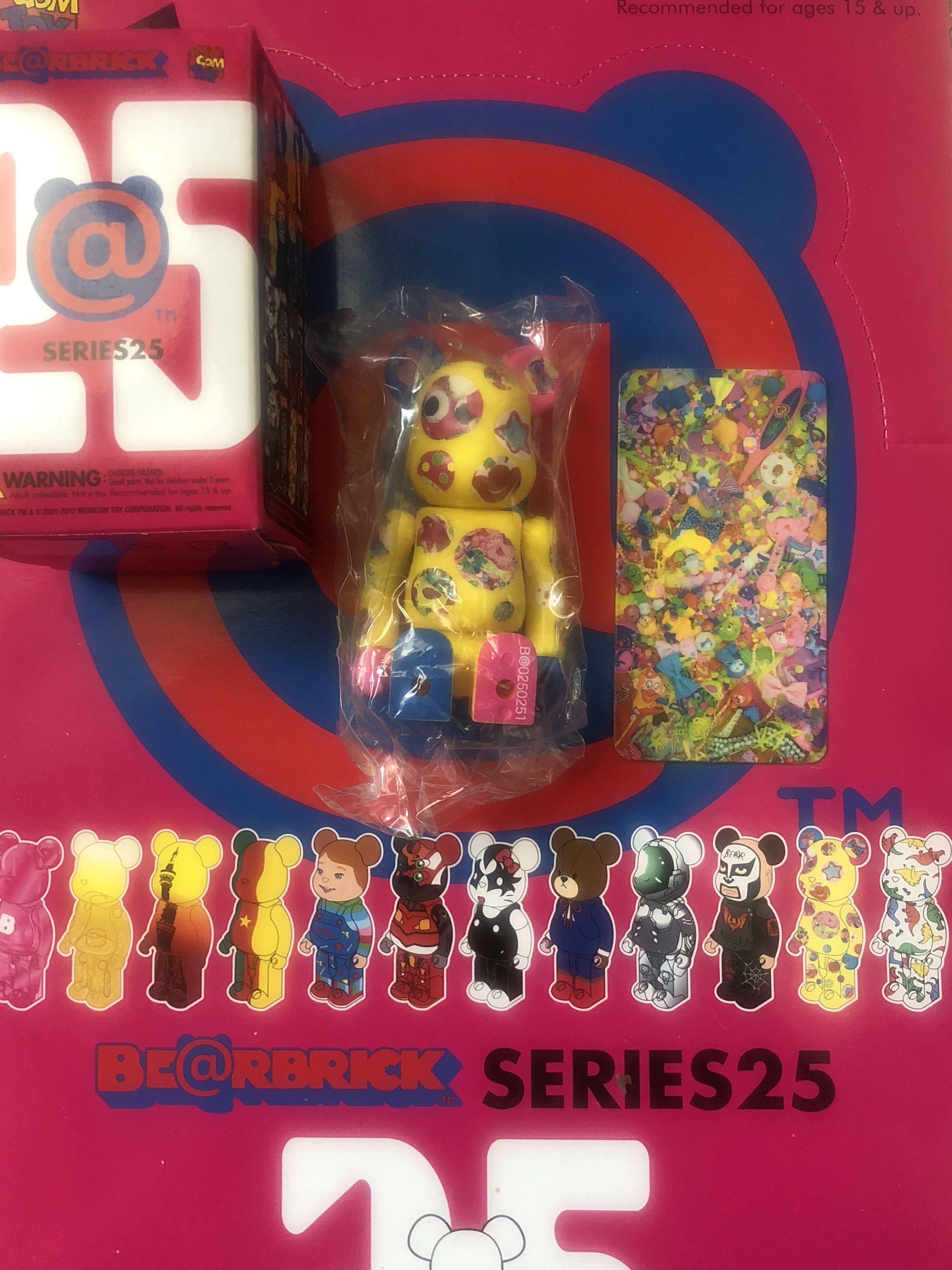 Bearbrick Series 25第25代Be@rbrick -Artist Dokidoki 鮮豔色彩